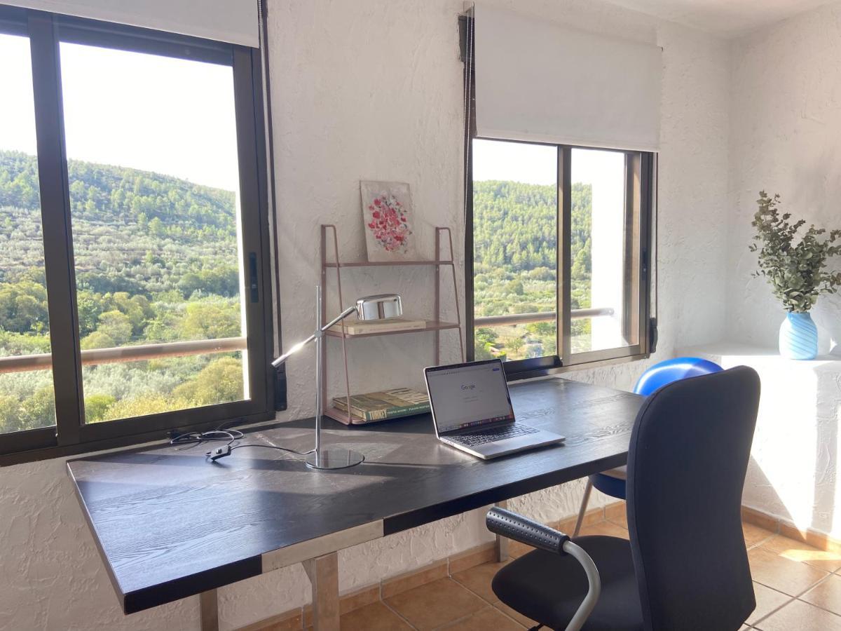 Remote Work In Spanish Mediterranean Countryside Vall de Almonacid Exterior foto